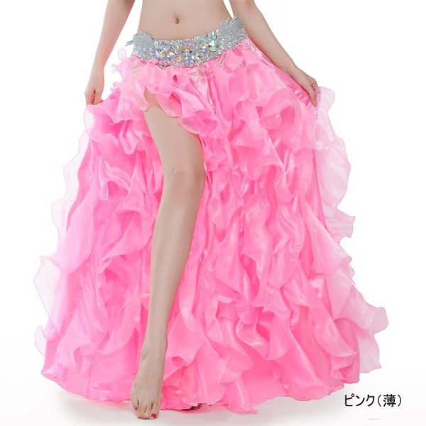 画像3: ベリーダンススカート--スリットスカートQ6027 (3)