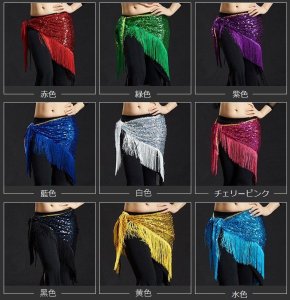 ベリーダンススカーフ--スカーフ1116 - DanceQueen踊姫