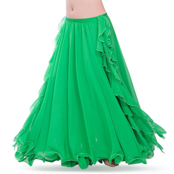 画像10: ベリーダンススカート--スリットスカートQ6001 (10)