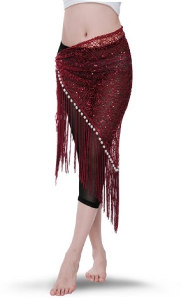 画像2: ベリーダンススカーフ--スカーフ9757 (2)