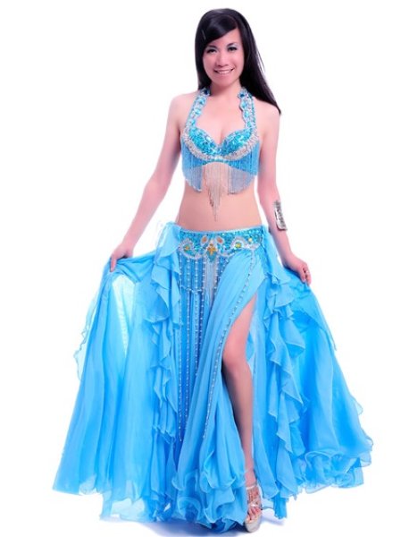 画像2: ベリーダンス衣装コスチュームA51 --2点セットWY7268 在庫多数 (2)