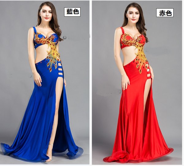 画像2: ベリーダンス衣装コスチューム--発表会用★2点セット8816 (2)