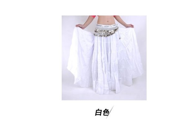 画像4: ベリーダンススカート013--[多色可」ロングスカート (4)