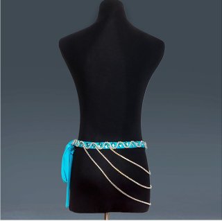 4way薔薇のベルト 社交ダンス☆ベリーダンス ベリーダンス