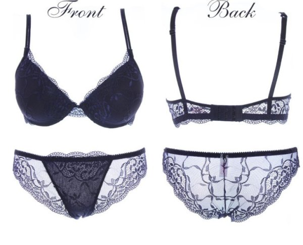 画像2: レディース用インナーウェア上下2点セット9118 (2)