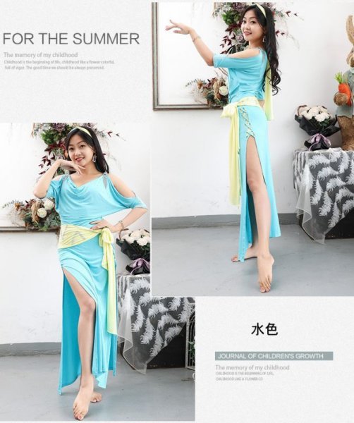 画像5: ベリーダンス衣装コスチューム--「多色可」7点セットT5569 (5)