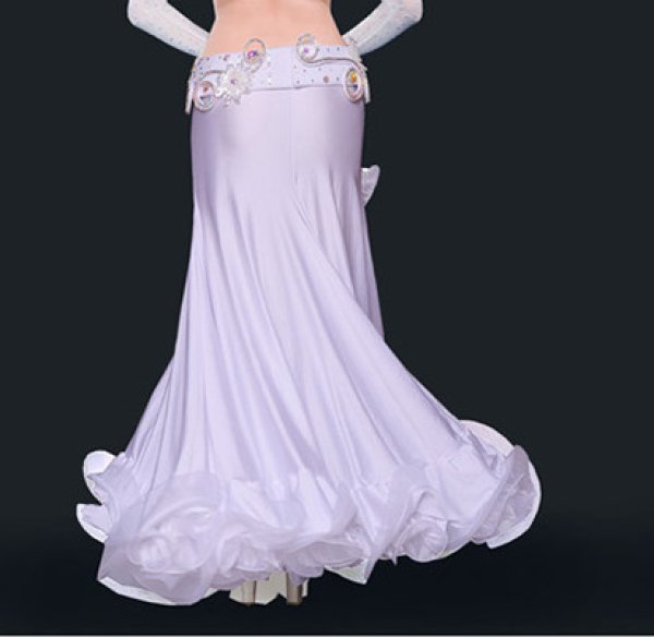 画像3: ベリーダンススカート--スリットスカートH6045 (3)