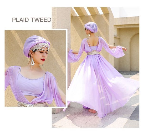 画像2: ベリーダンスコスチューム -発表会用-Muwashahat（モアシャハット）YC091 (2)