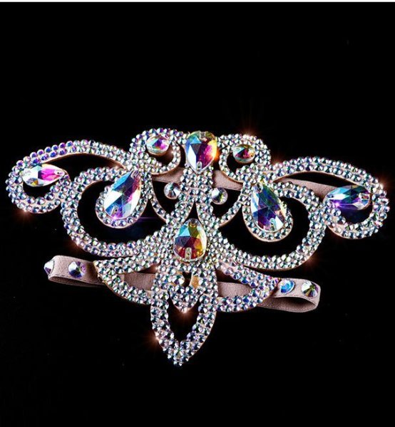 画像2: ベリーダンスアクセサリ--下腿部のアクセサリー 片足TL002 (2)