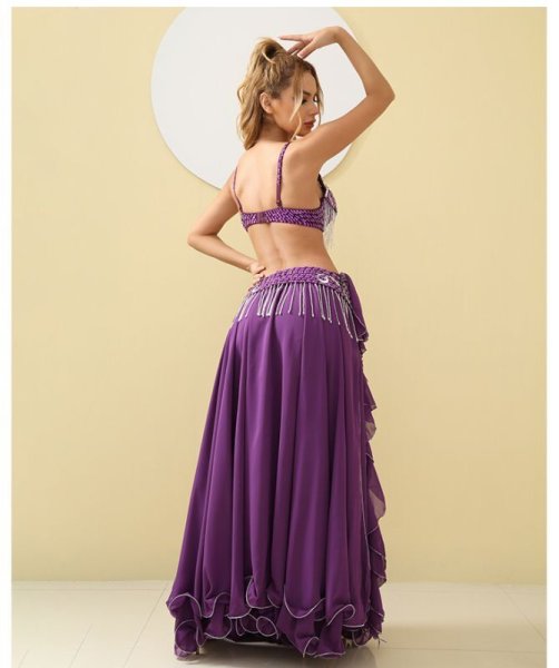 画像6: ベリーダンス衣装コスチューム--発表会用★3点セット122510 (6)