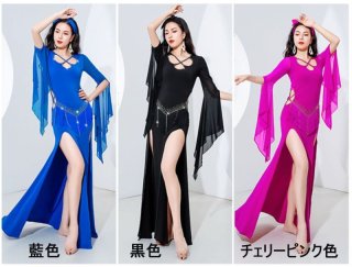ベリーダンス衣装　ワンピースタイプ 送料無料】即納 ベリーダンス オリエンタル 衣装 ベリーダンス
