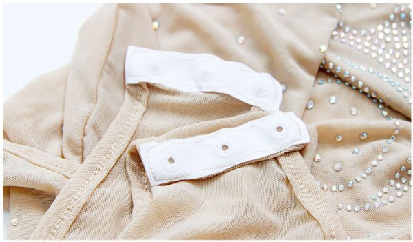 画像3: レオタードSF001 長袖(ブラが見せるタイプ) (3)