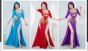 ベリーダンス衣装コスチューム--発表会用☆shaabi baladiワンピース