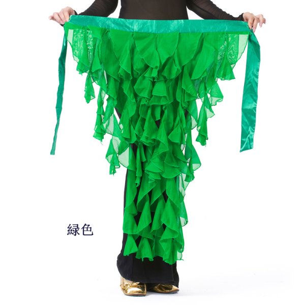 画像3: ベリーダンススカーフD01--「多色可」ヒップスカーフ (3)