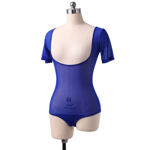 画像3: レオタードSF002　半袖（ブラが見せるタイプ） (3)