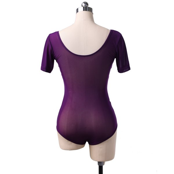 画像8: レオタードSF002　半袖（ブラが見せるタイプ） (8)