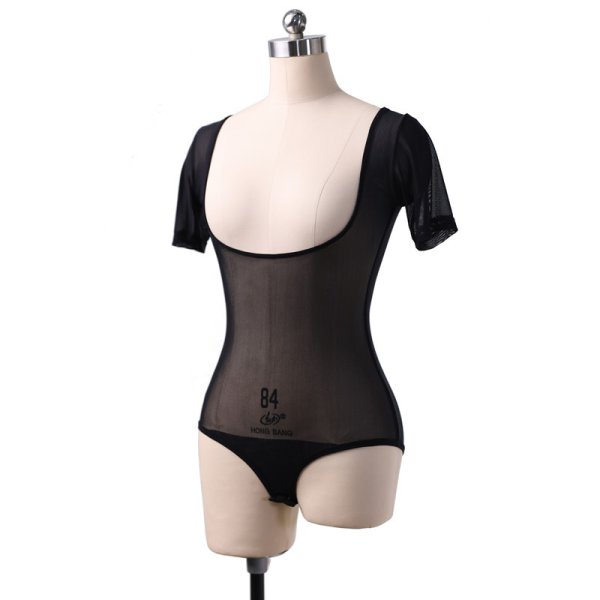 画像7: レオタードSF002　半袖（ブラが見せるタイプ） (7)