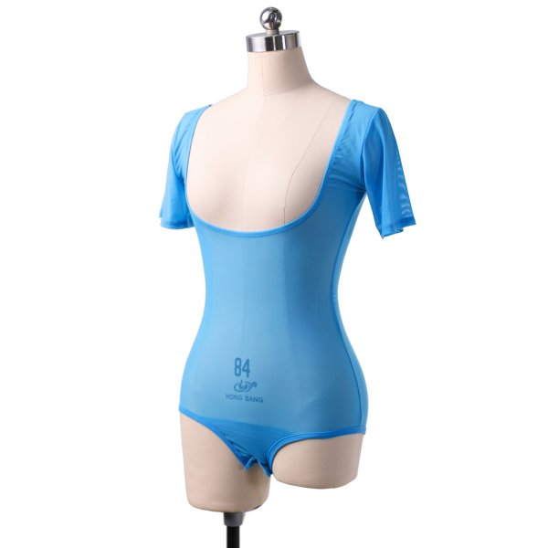 画像9: レオタードSF002　半袖（ブラが見せるタイプ） (9)