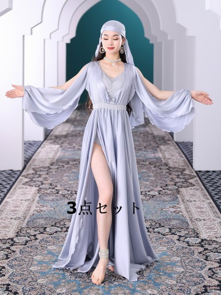 画像9: ベリーダンスコスチューム -Muwashahat(モアシャハット)5595 再入荷 (9)