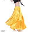 画像5: ベリーダンススカート012ー[多色可」サテンスカート (5)