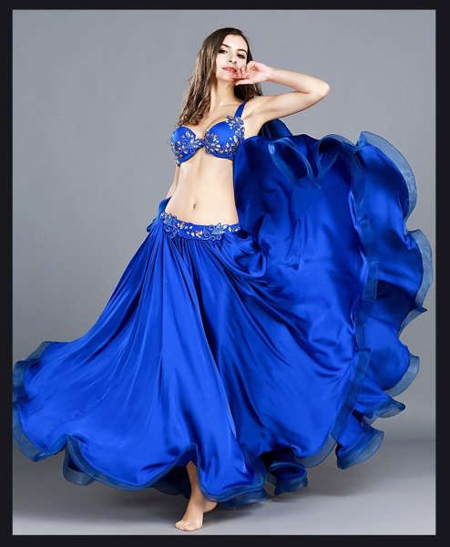 画像2: ベリーダンス衣装コスチューム--発表会用★2点セット8836 (2)