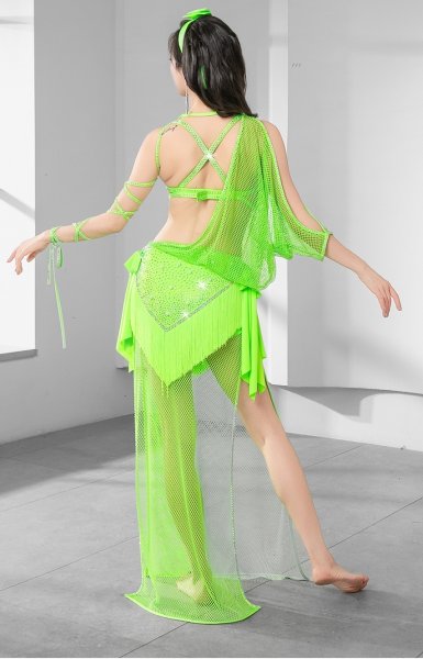 画像3: ベリーダンス衣装コスチューム--５点セットYC117 (3)