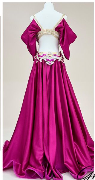 画像6: ベリーダンス衣装コスチューム--ブラ＋スカートYC107 (6)