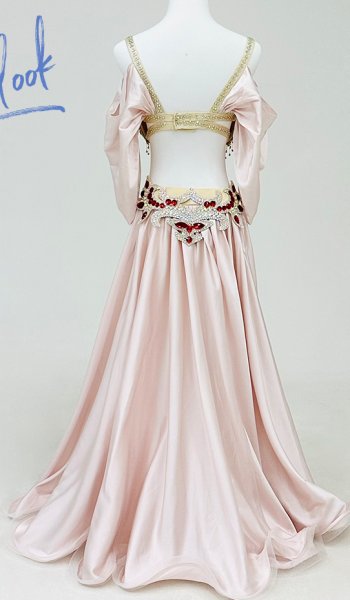 画像4: ベリーダンス衣装コスチューム--ブラ＋スカートYC107 (4)