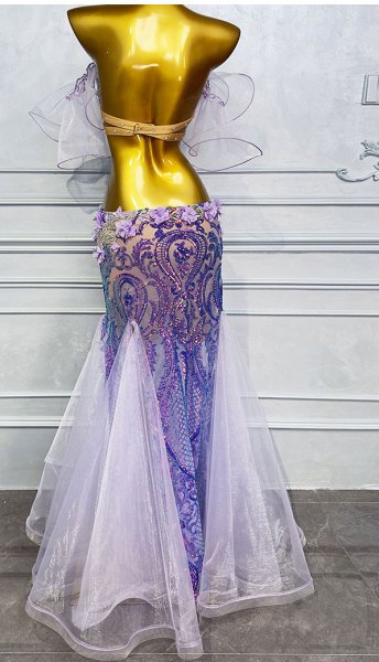 画像2: ベリーダンス衣装コスチュームWZY190-P (2)