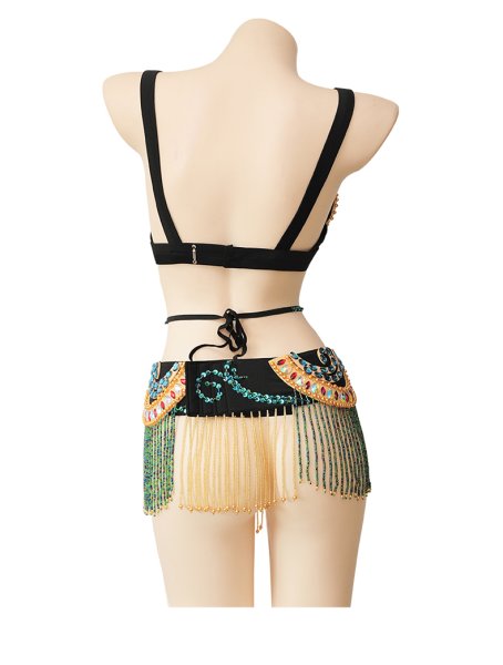 画像2: ベリーダンス衣装コスチューム--発表会用★2点セット124729 (2)