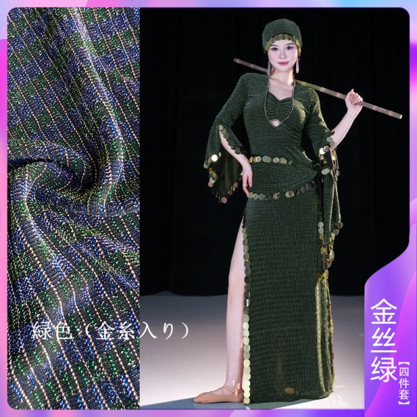 画像5: ベリーダンスコスチューム -saidiワンピース4点セット5098 (5)