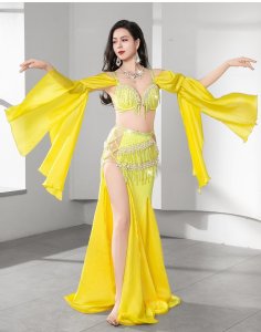 ベリーダンス衣装コスチューム--ブラ＋スカートYC120 送料無料