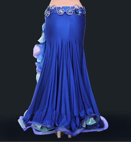 画像5: ベリーダンススカート--スリットスカートH6045 (5)