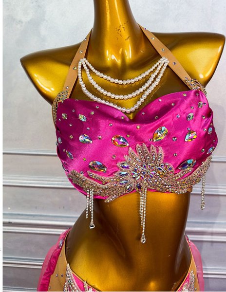 画像11: ベリーダンス衣装コスチュームQC3295 (11)