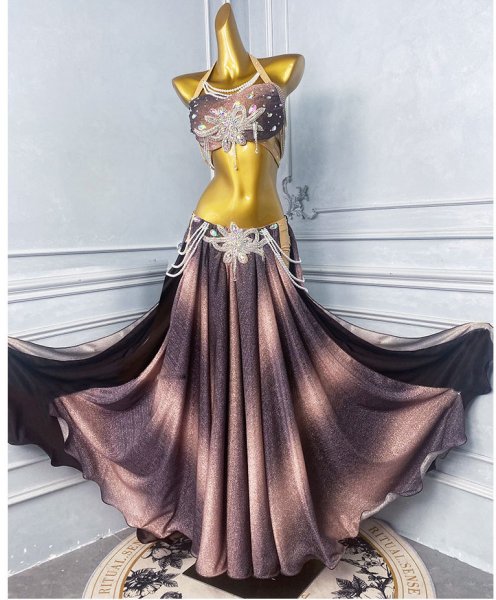 画像13: ベリーダンス衣装コスチュームQC3295 (13)