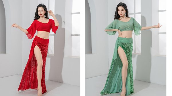 画像1: ベリーダンス練習セット-2点セットZM544 (1)