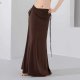 スカート茶色