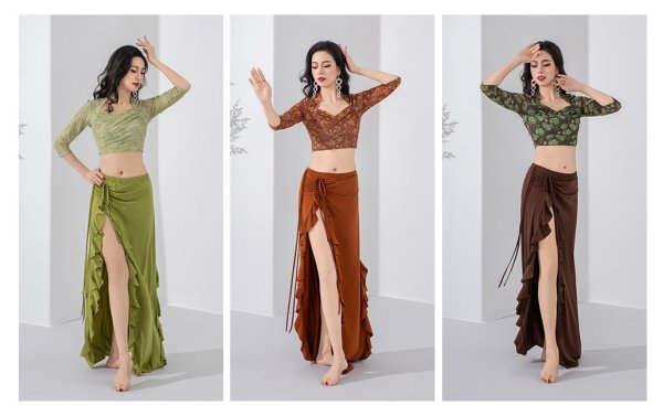 画像1: ベリーダンス練習セット-2点セットZM565（単品購入可） (1)